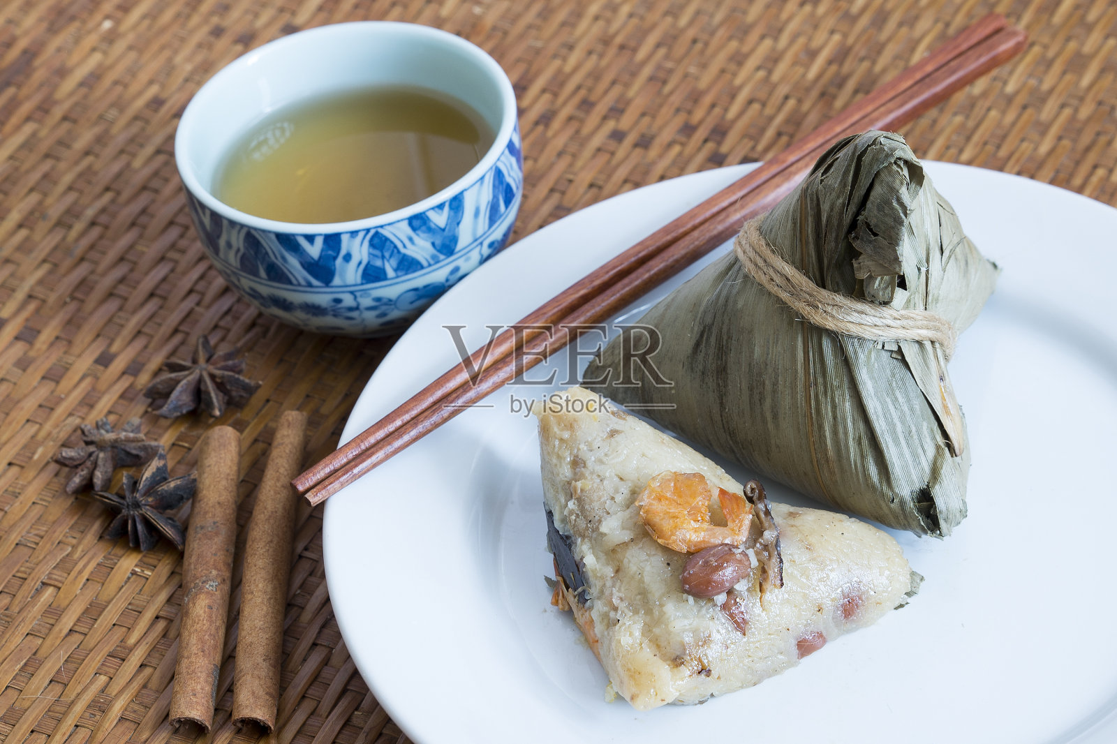 亚洲中国的粽子或粽子照片摄影图片