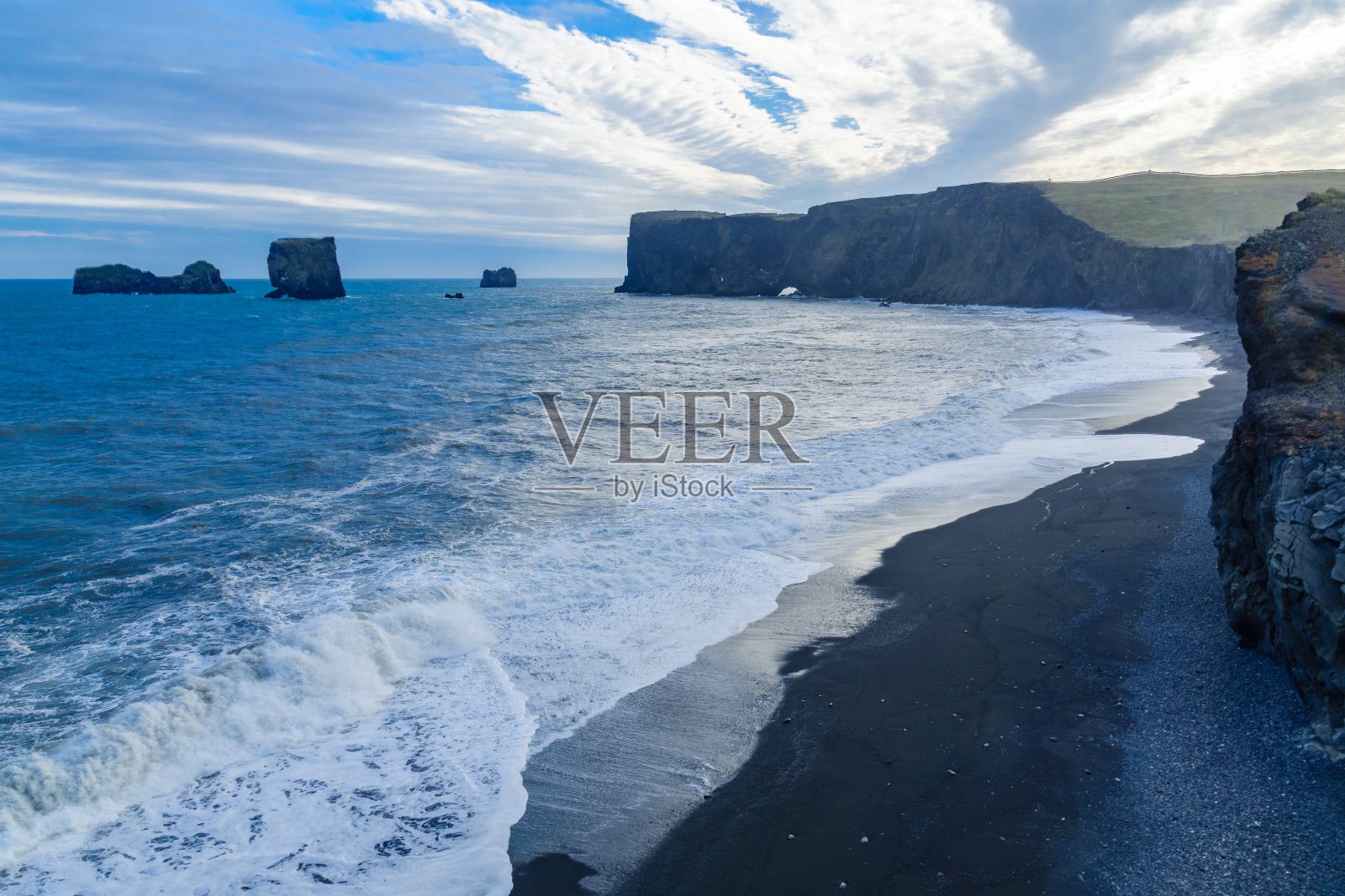 迪罗雷，冰岛南部的一个海角照片摄影图片