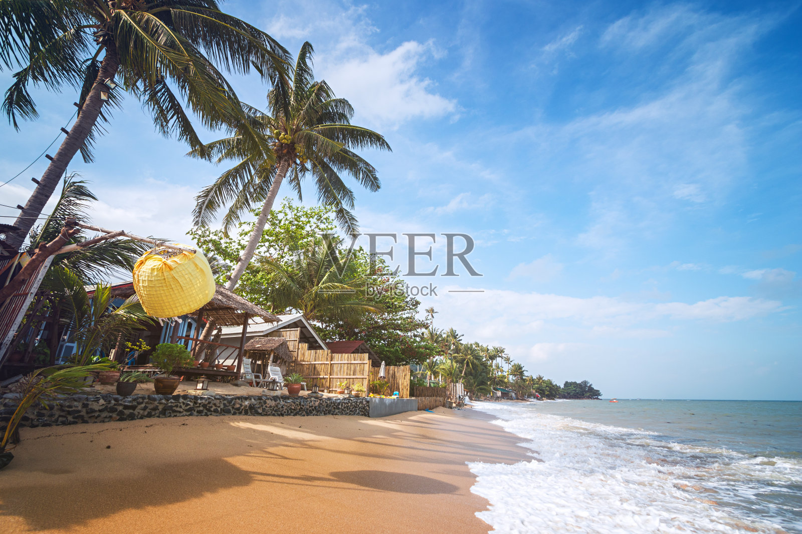 泰国苏梅岛邦埔海滩照片摄影图片