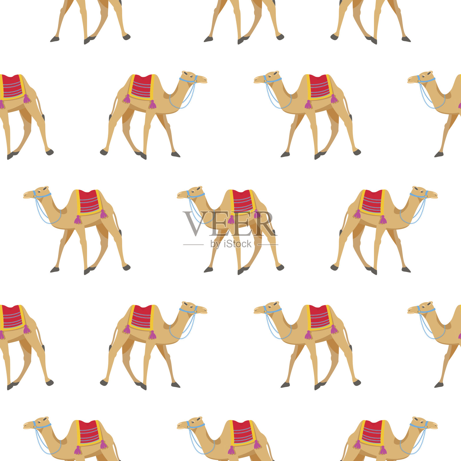 卡通骆驼图片素材-编号40014063-图行天下