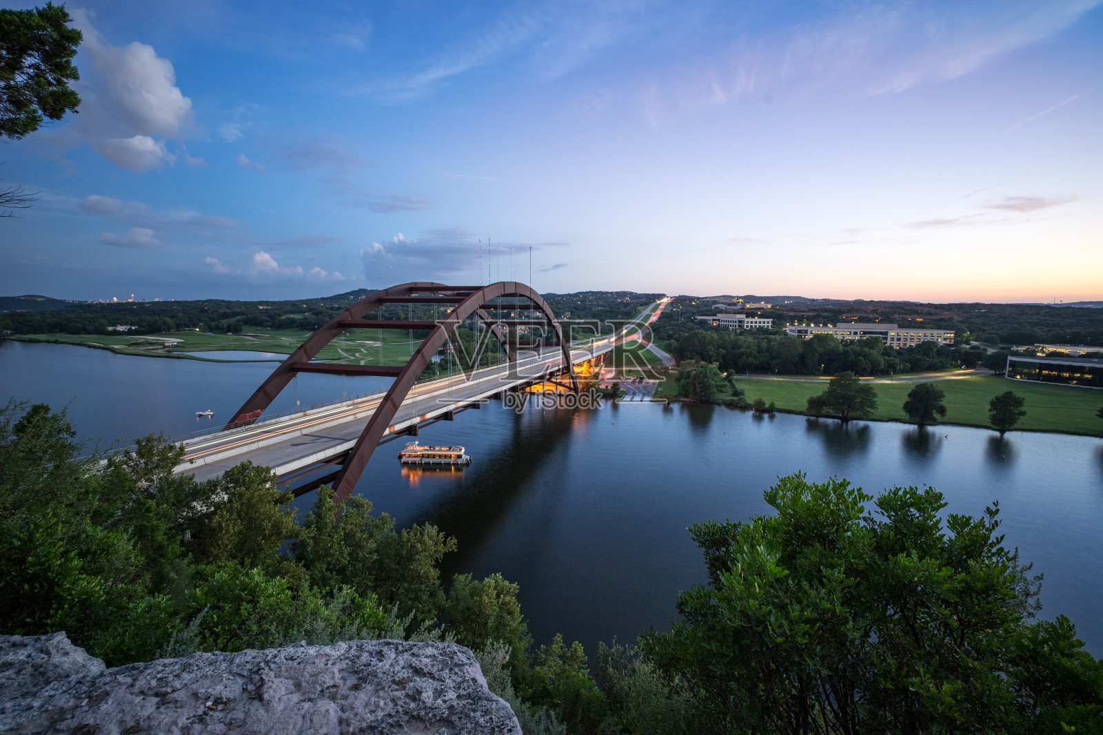 德克萨斯的桥照片摄影图片