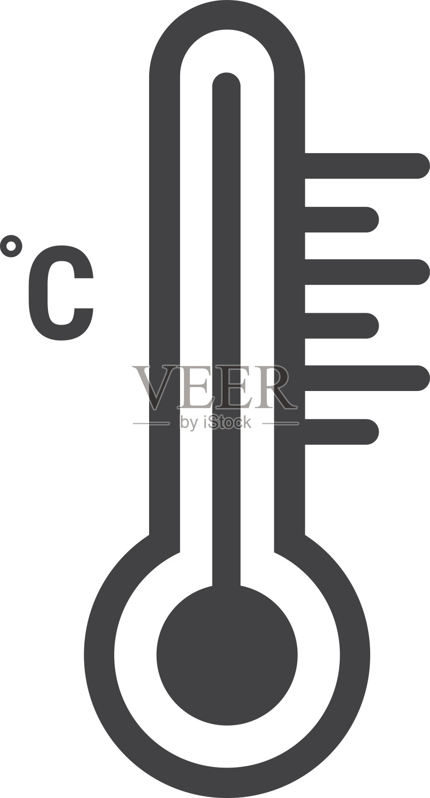 温度计矢量图标插画图片素材
