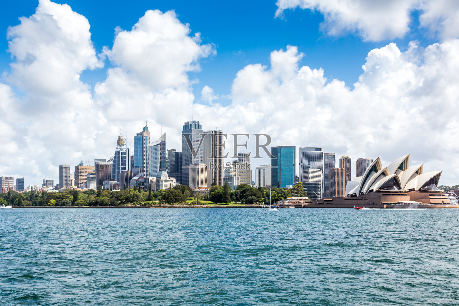 悉尼白天歌剧院的城市景观照片摄影图片