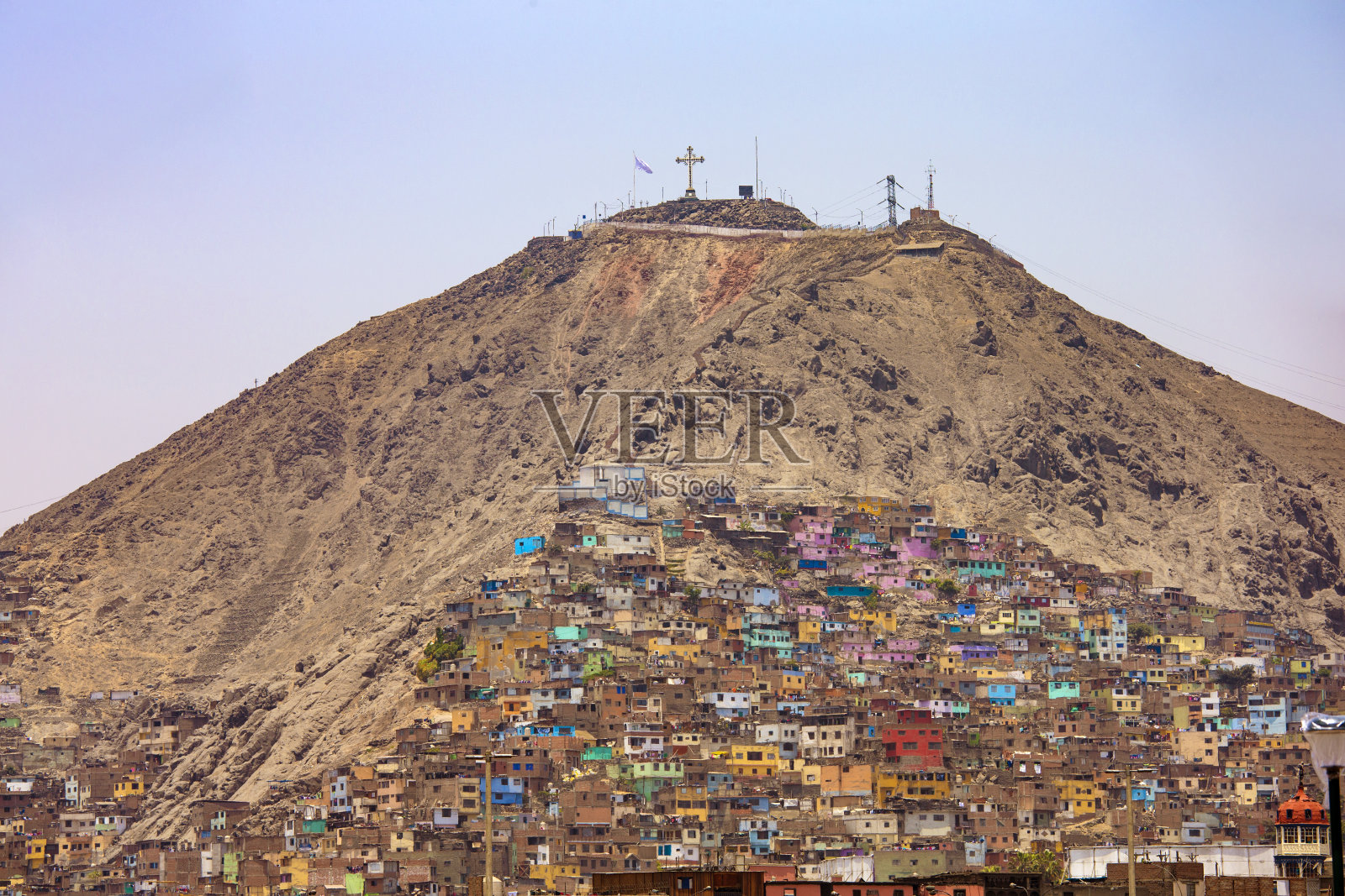 五个秘鲁的贫民窟照片摄影图片