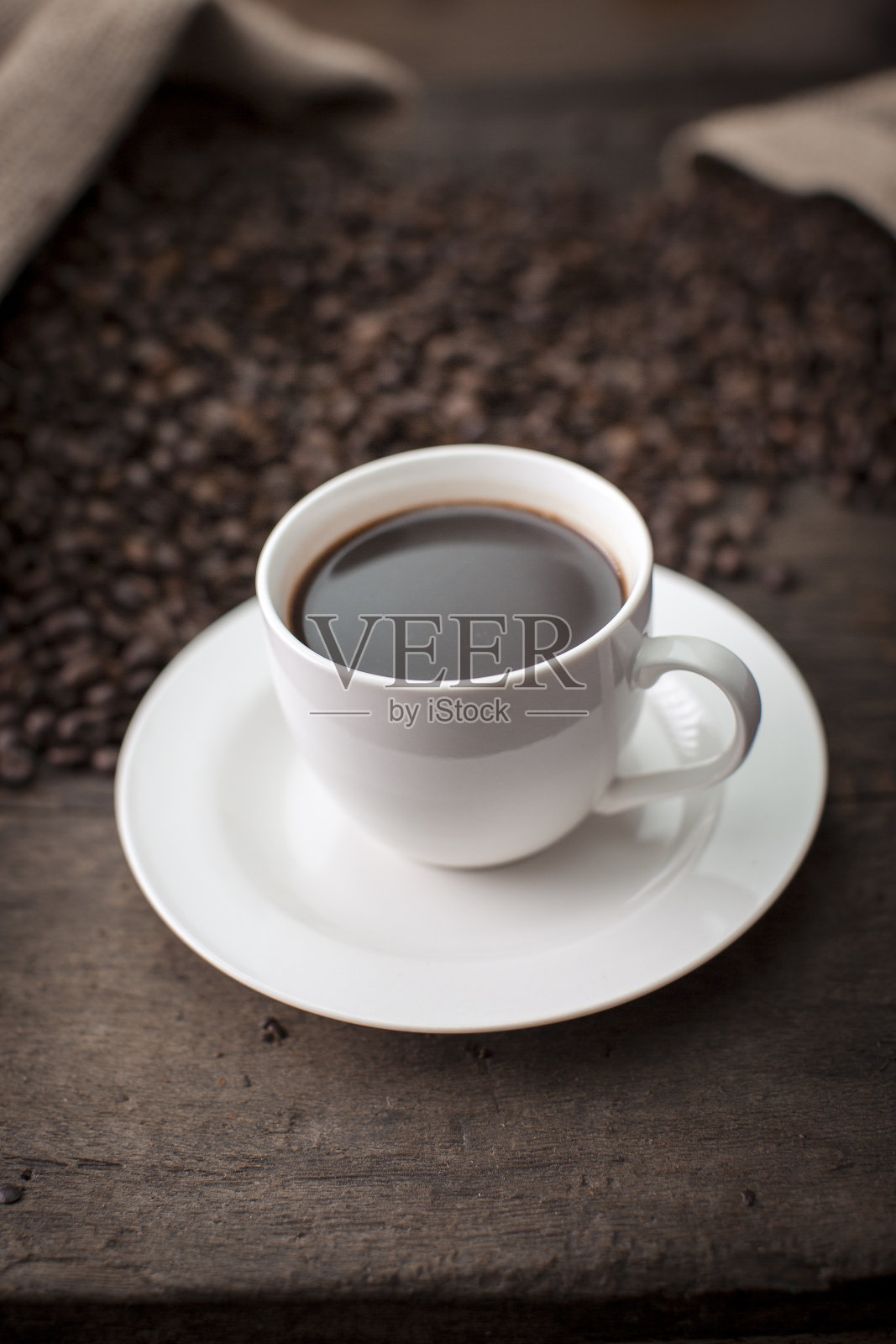 咖啡和咖啡豆照片摄影图片