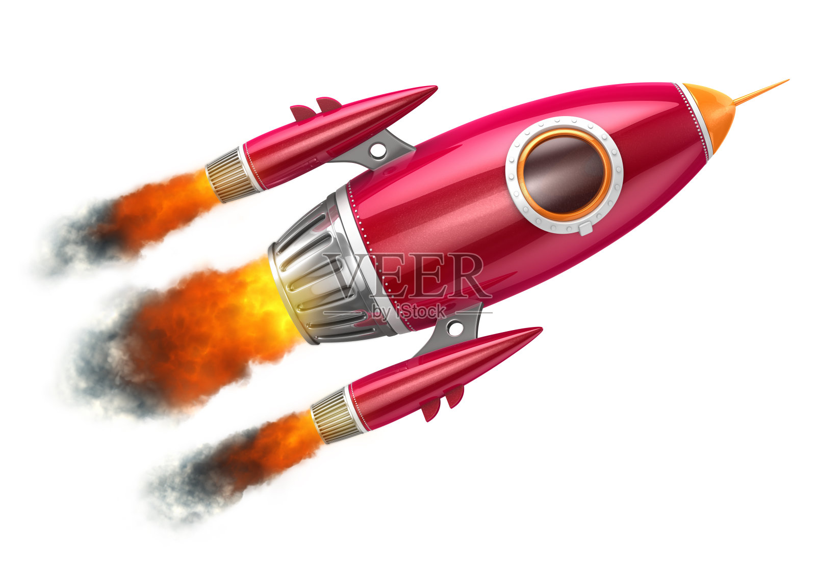 火箭插画图片素材