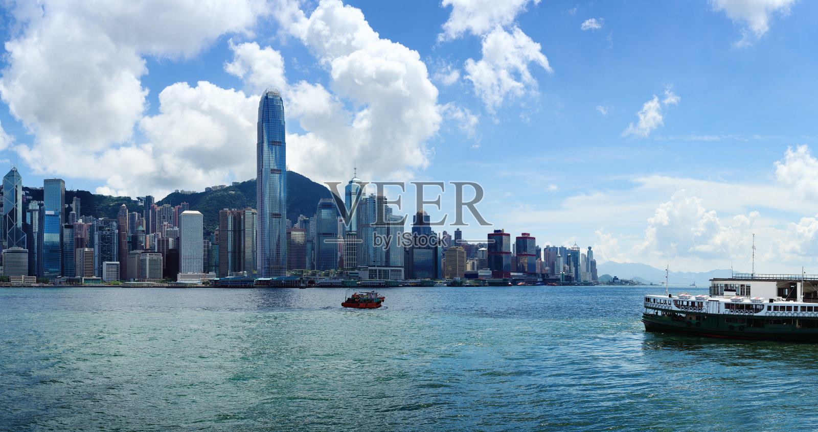 中环和香港海港照片摄影图片