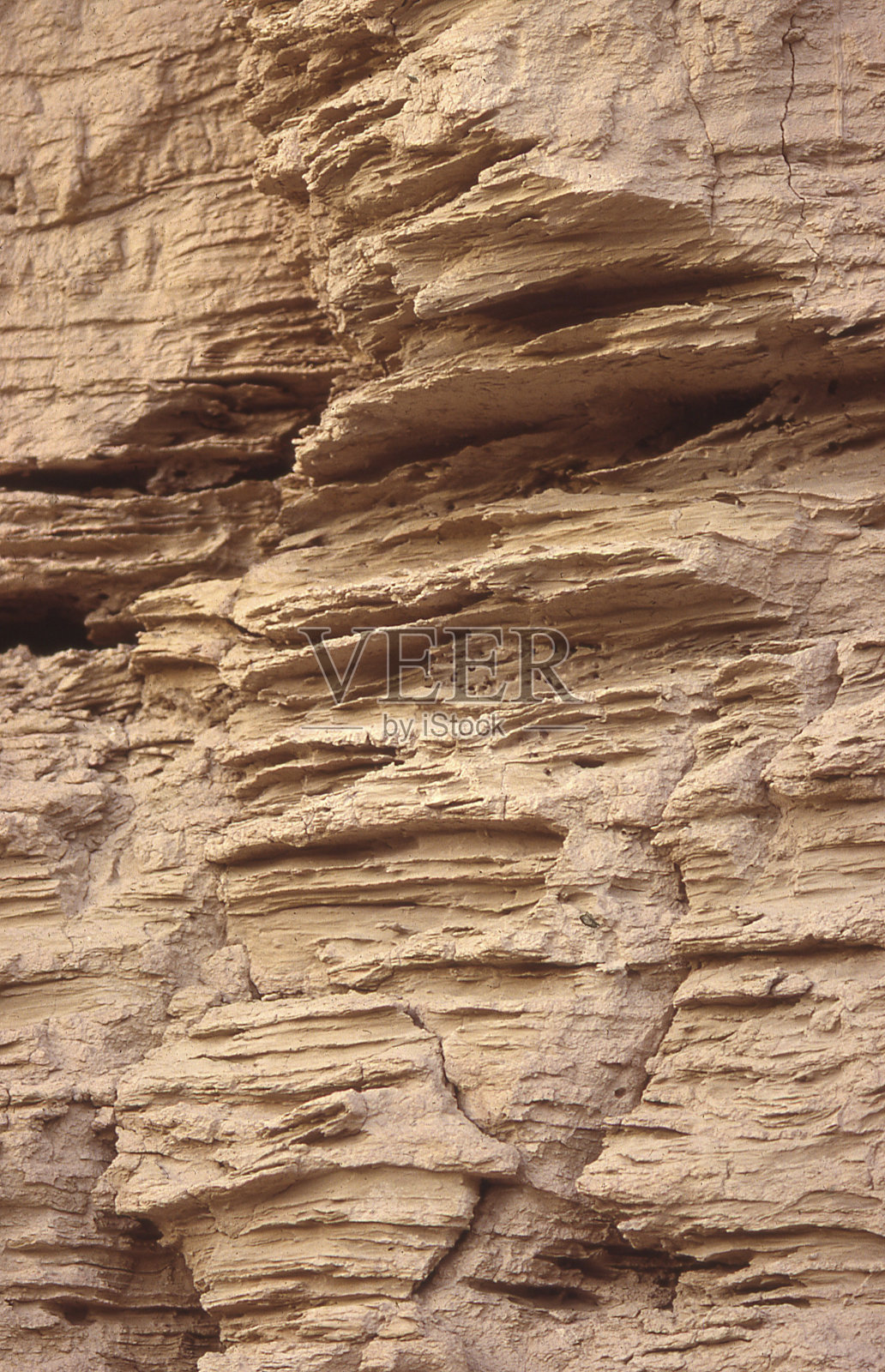 喷砂墙古墙汉代定居中国新疆照片摄影图片