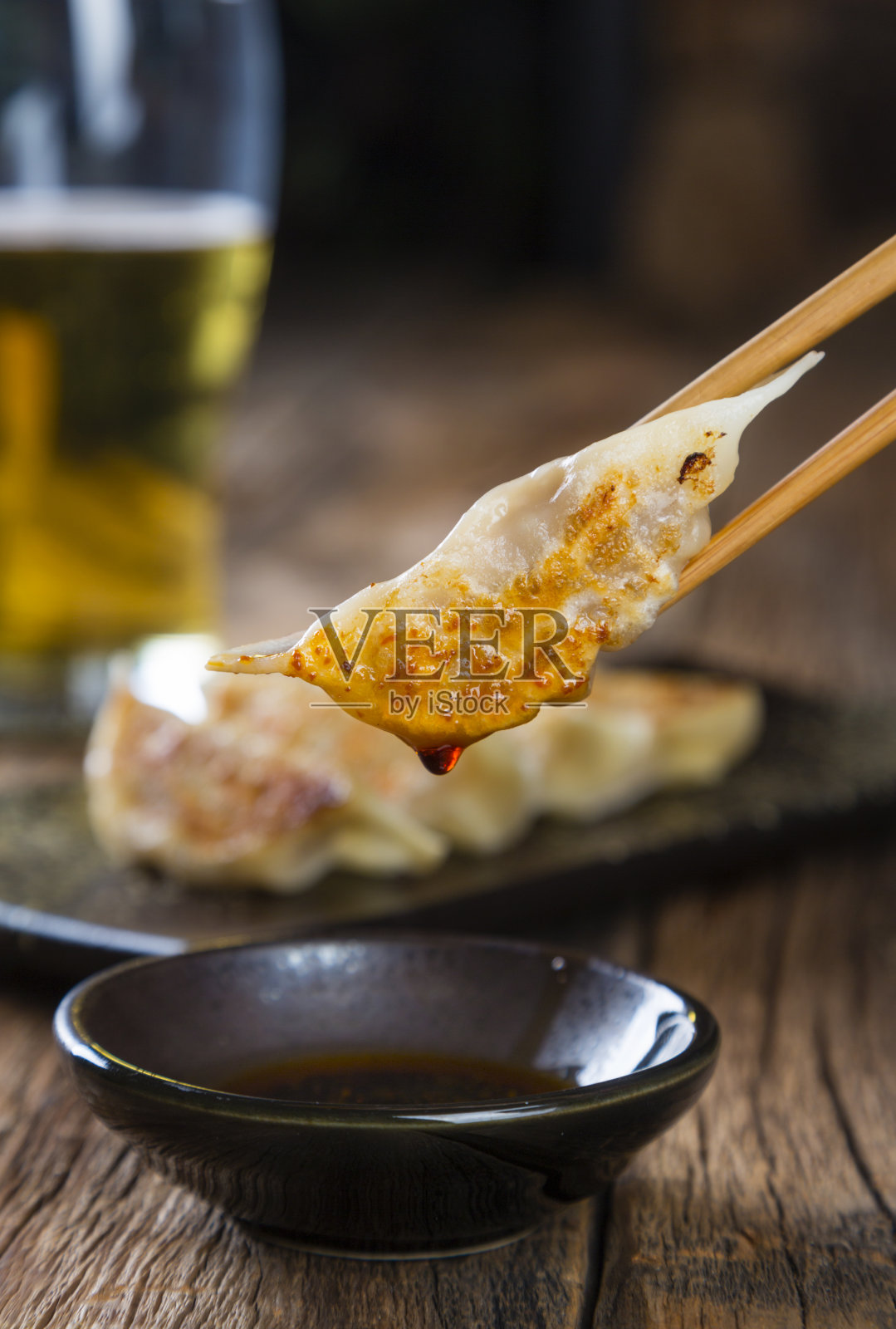 日本的食物饺子照片摄影图片