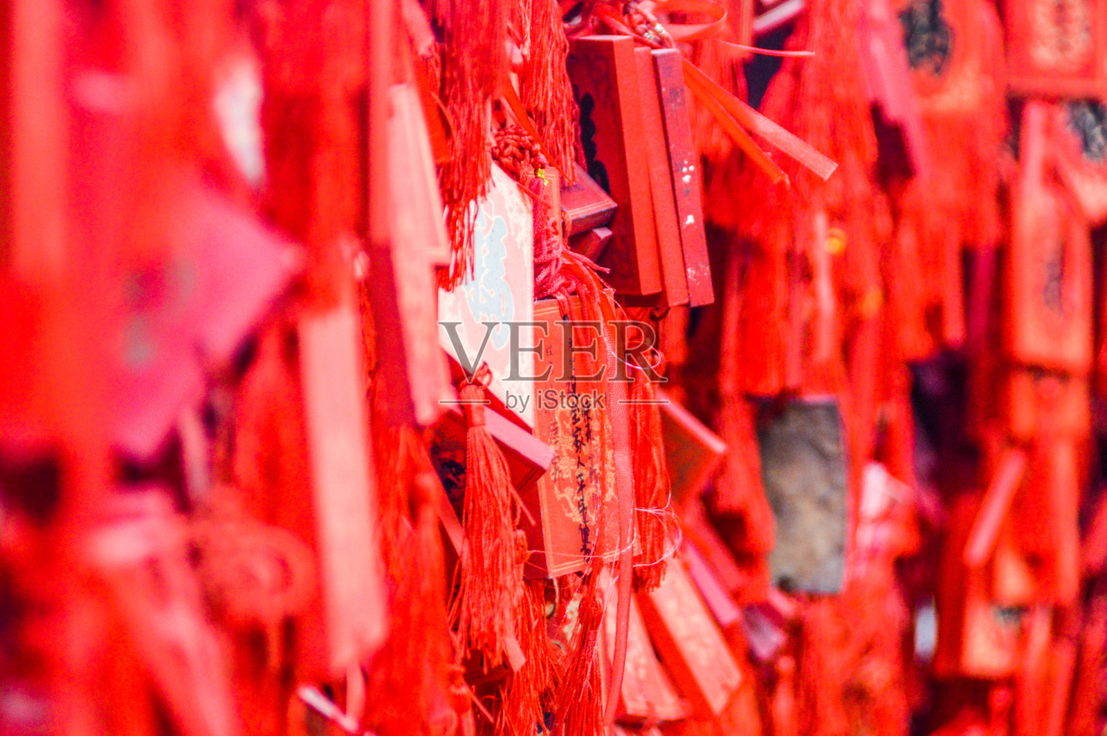 木制的中国祈福板照片摄影图片