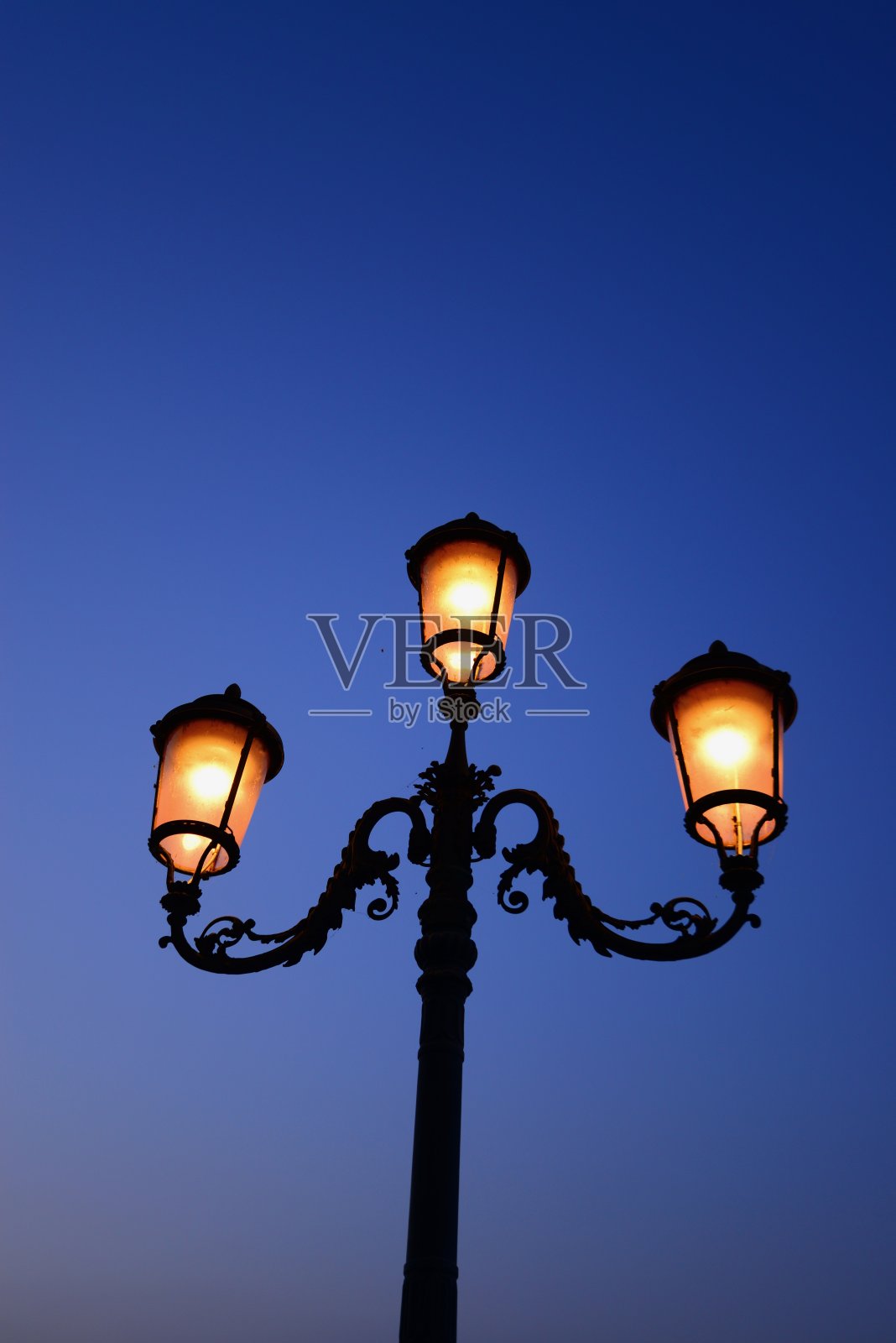 威尼斯的街灯照片摄影图片