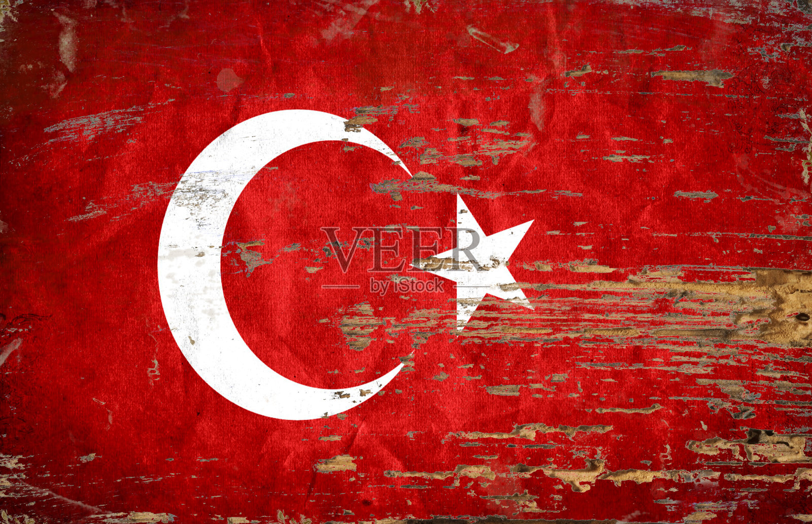 土耳其国旗照片摄影图片