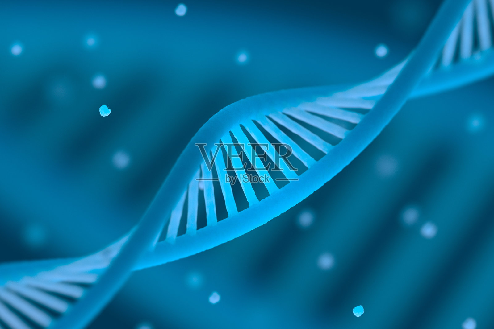 DNA链macroshot插画图片素材