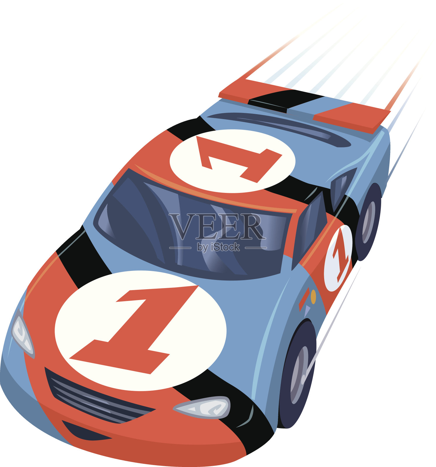 赛车C插画图片素材