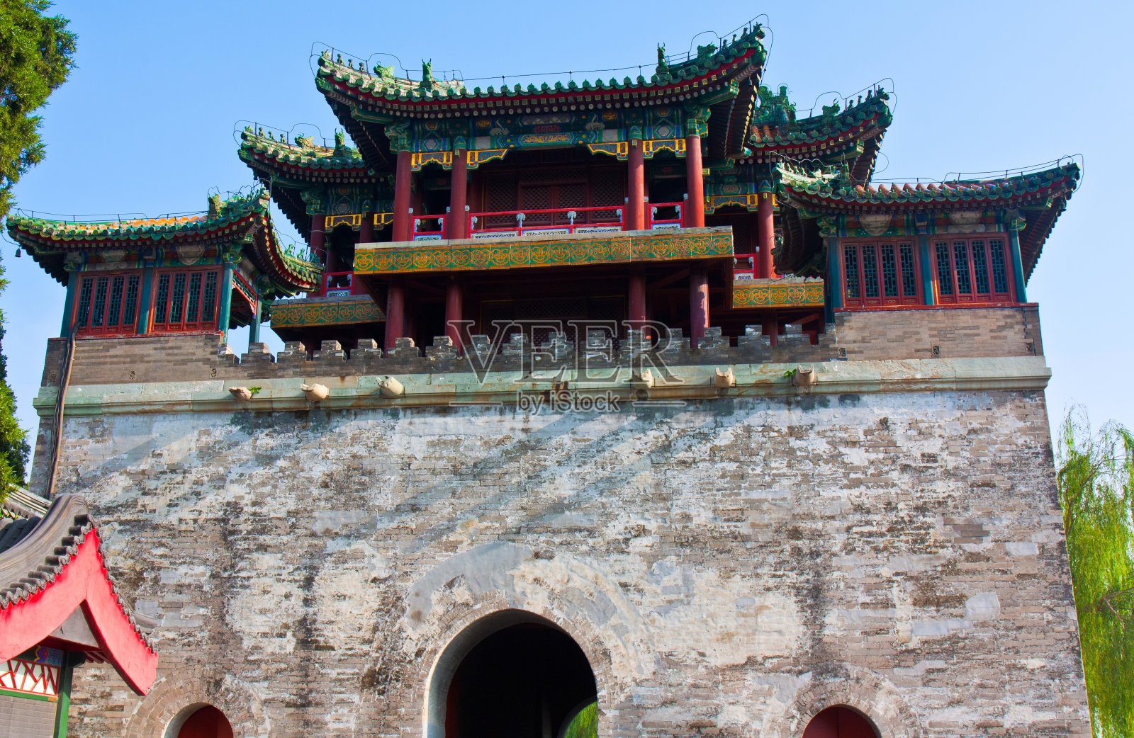 中国古城门照片摄影图片