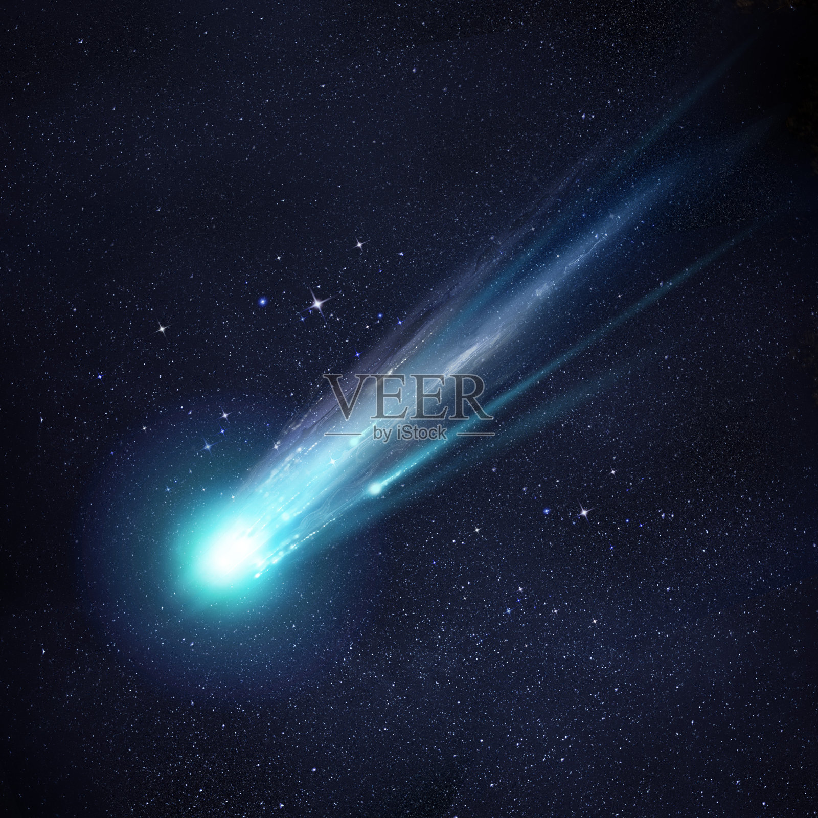明亮的彗星照片摄影图片