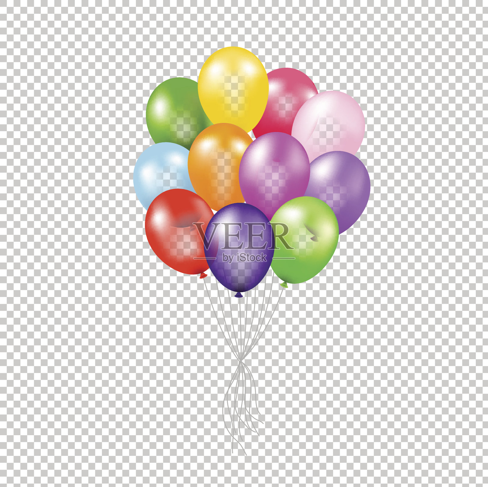 气球插画图片素材