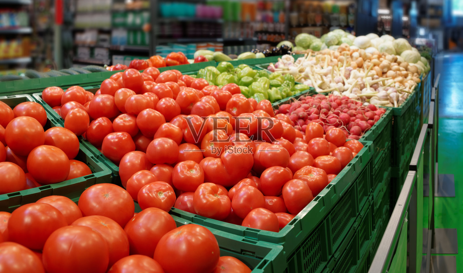 超市里的蔬菜照片摄影图片