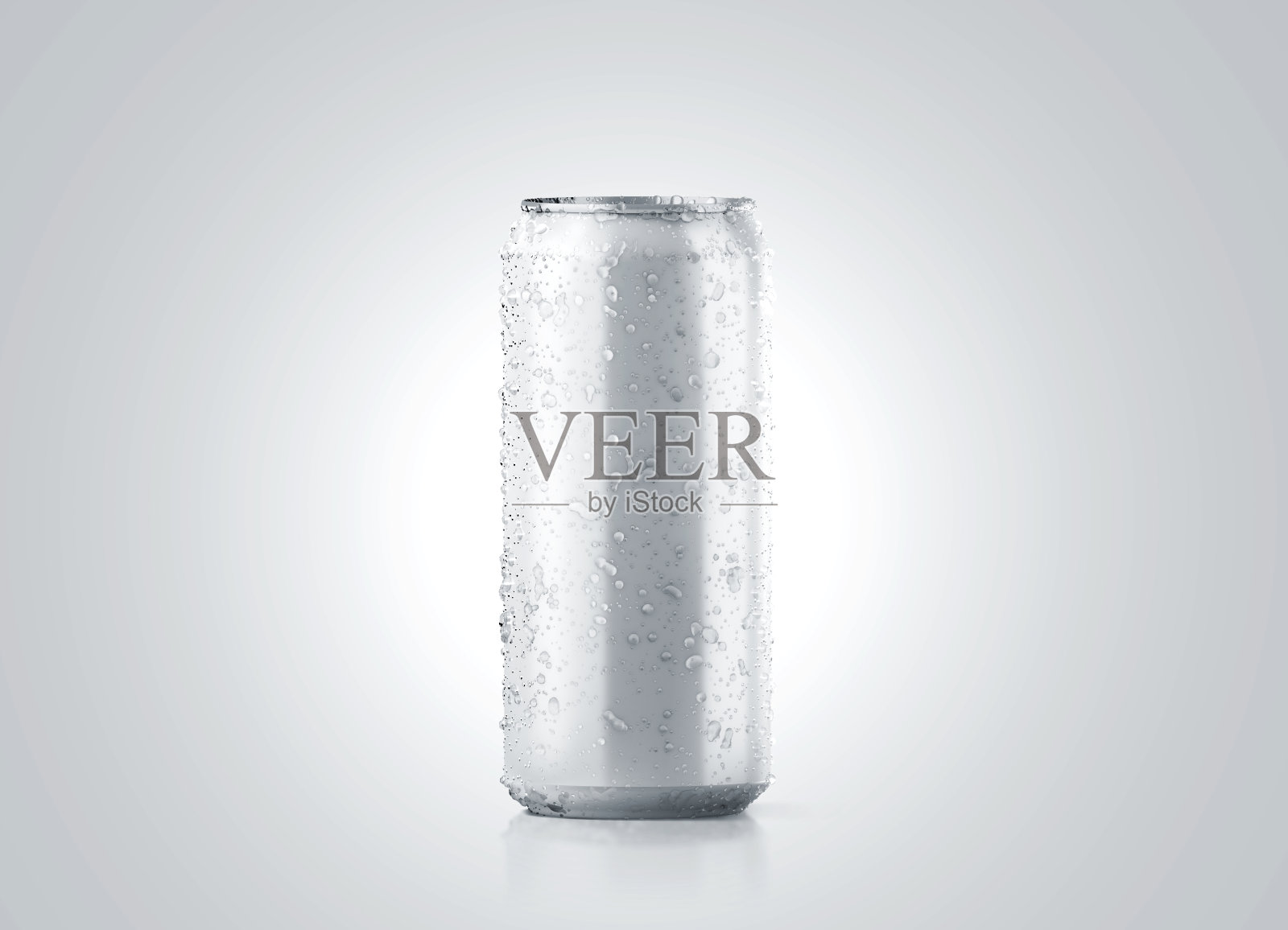 空白大冷铝啤酒可以模拟滴，500毫升照片摄影图片