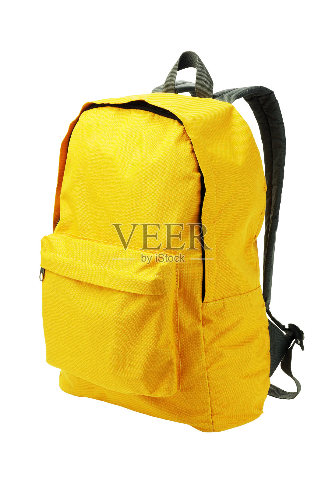 一个亮黄色的背包和白色的背包照片摄影图片