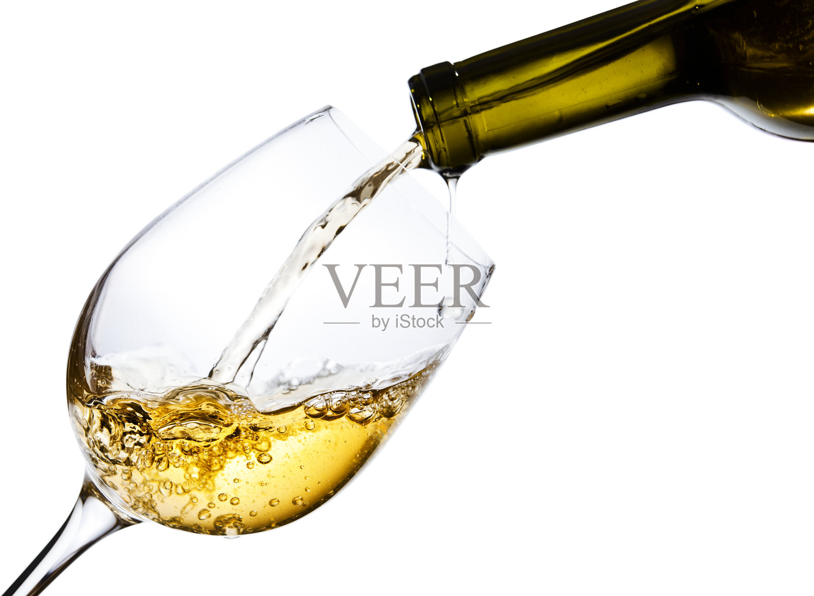 甜葡萄酒孤立在白色的背景照片摄影图片
