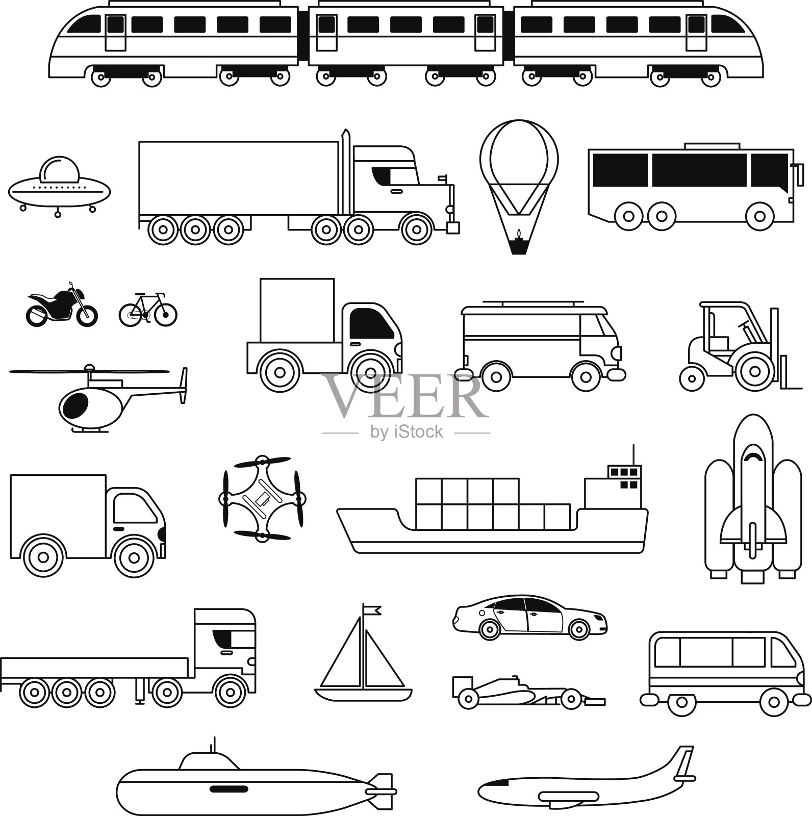 交通标志设置插画图片素材