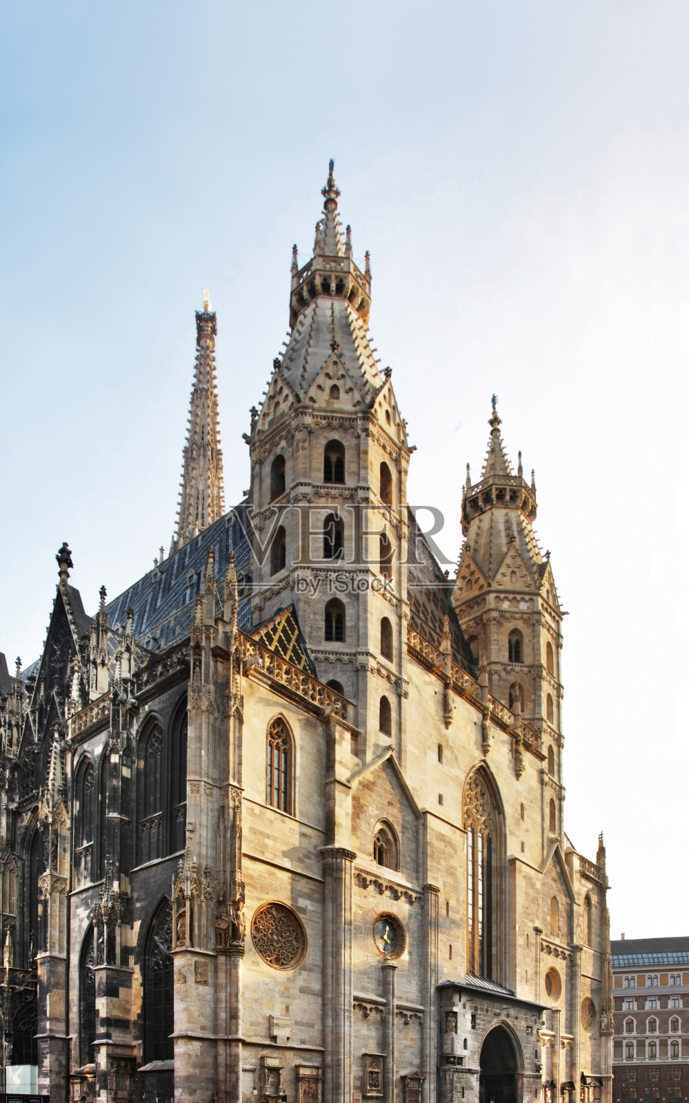 维也纳的圣斯蒂芬大教堂。奥地利照片摄影图片
