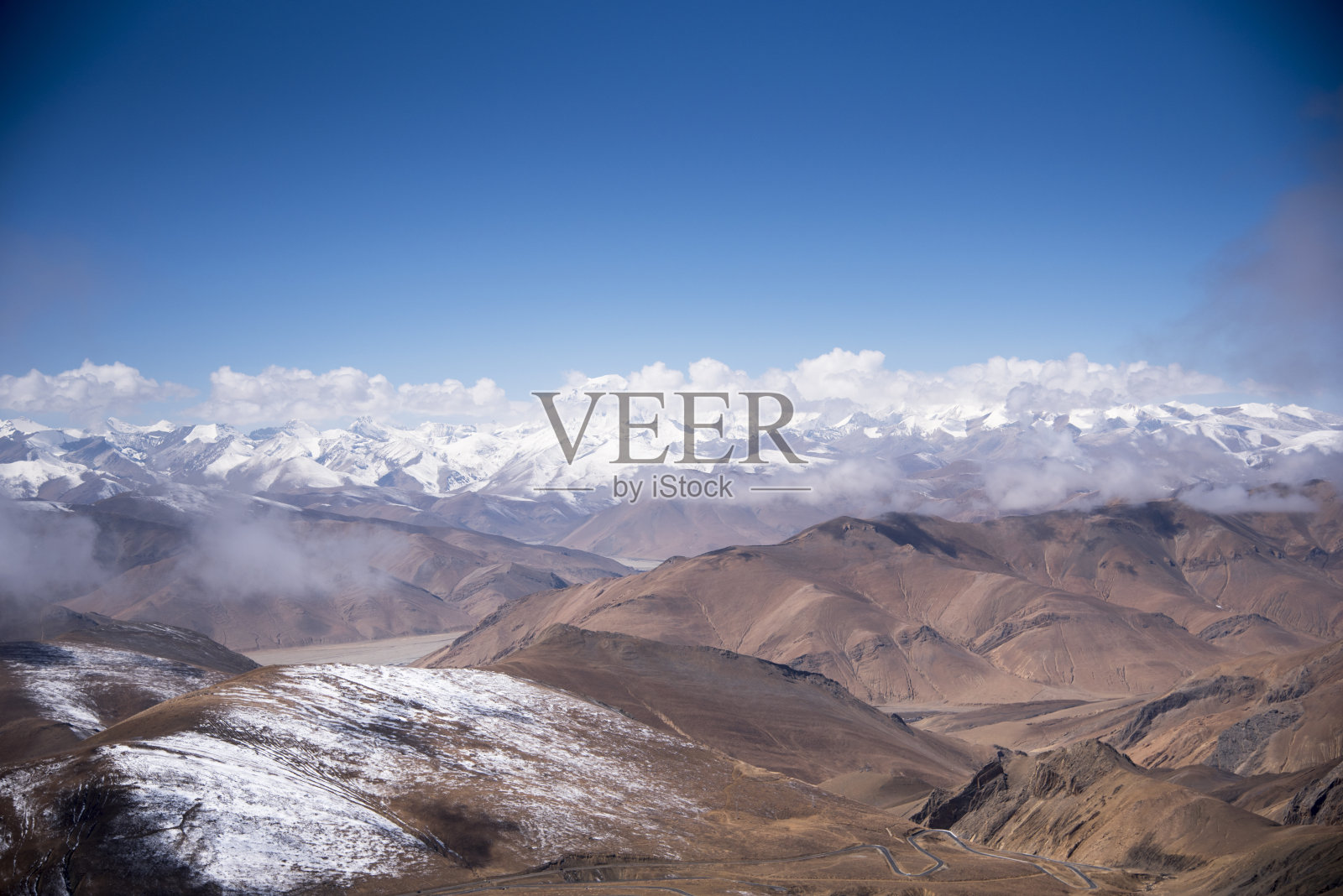 喜马拉雅山的景色照片摄影图片