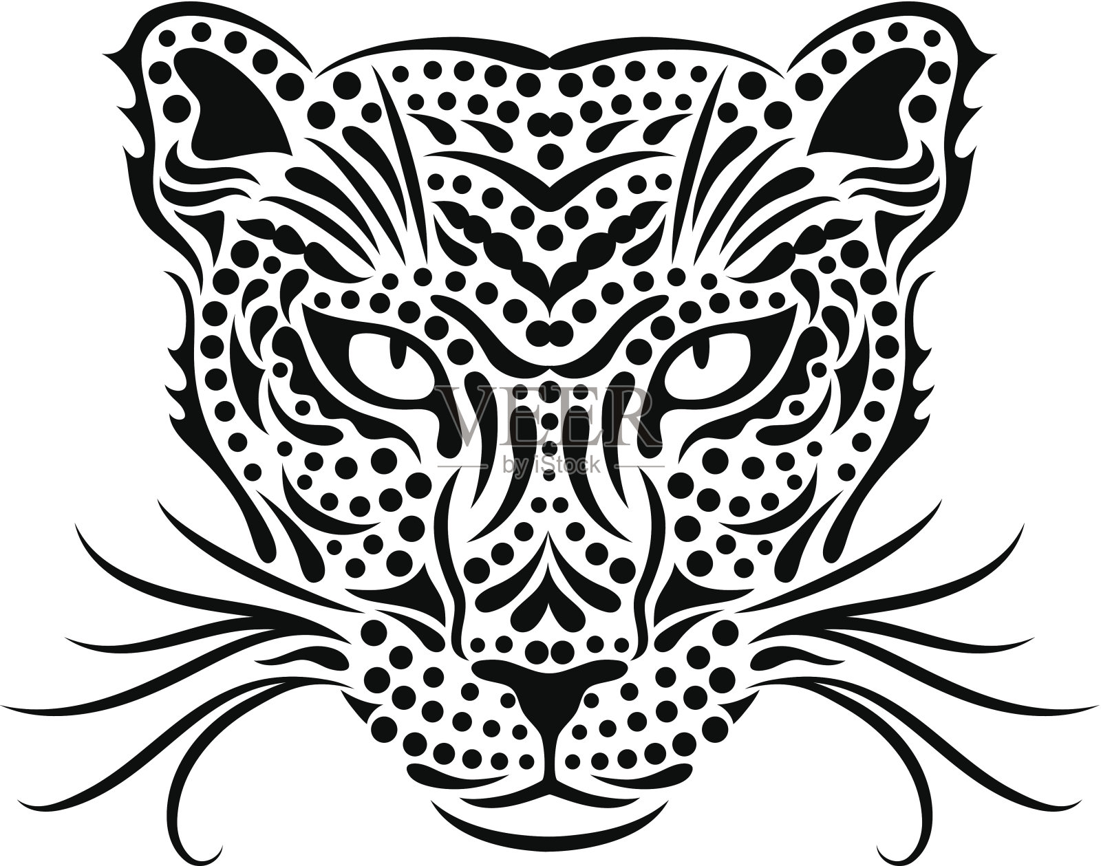 豹。插画图片素材