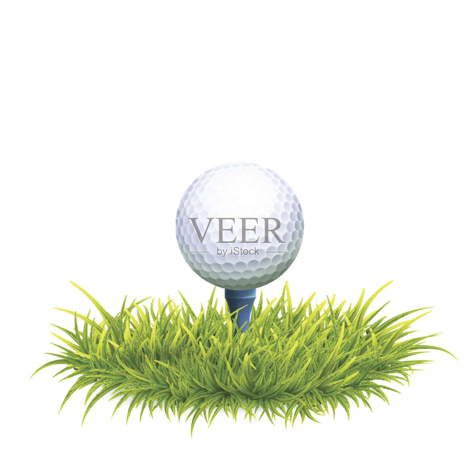 高尔夫球的背景插画图片素材