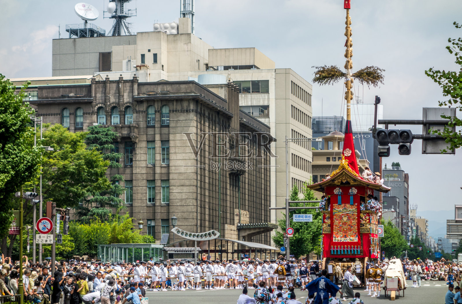 京都的祗园节照片摄影图片
