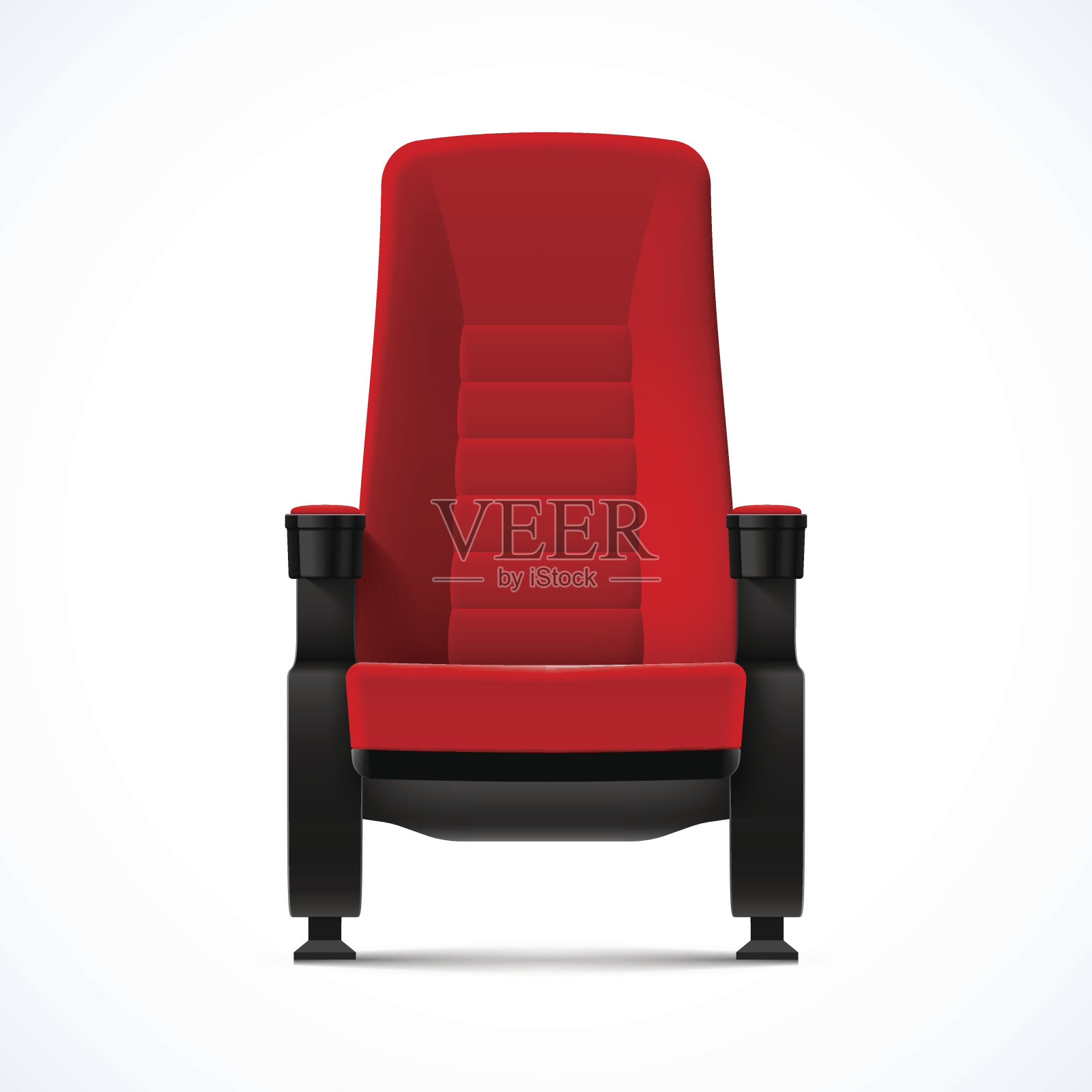 电影院电影院红色舒适的椅子设计元素图片