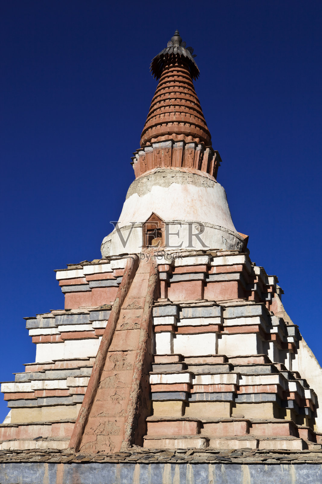 西藏:砖宝塔照片摄影图片