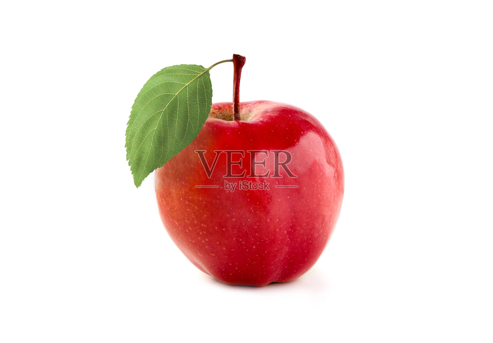 白色背景上的红苹果照片摄影图片