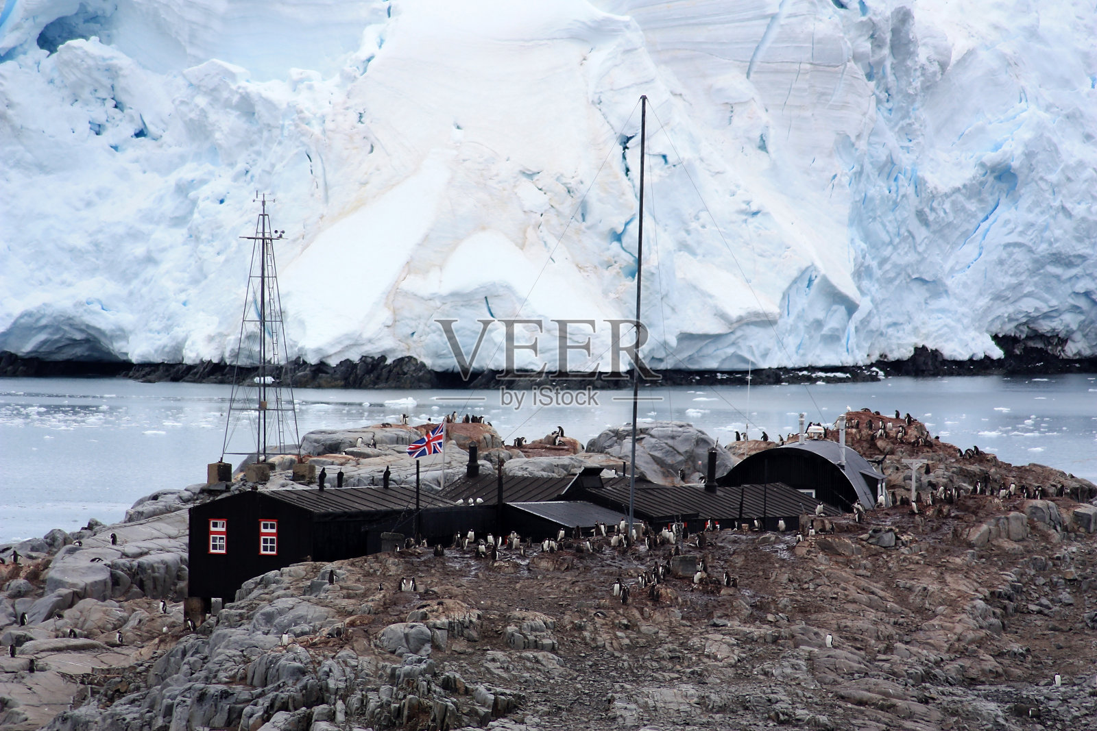 港口Lockroy——南极洲照片摄影图片