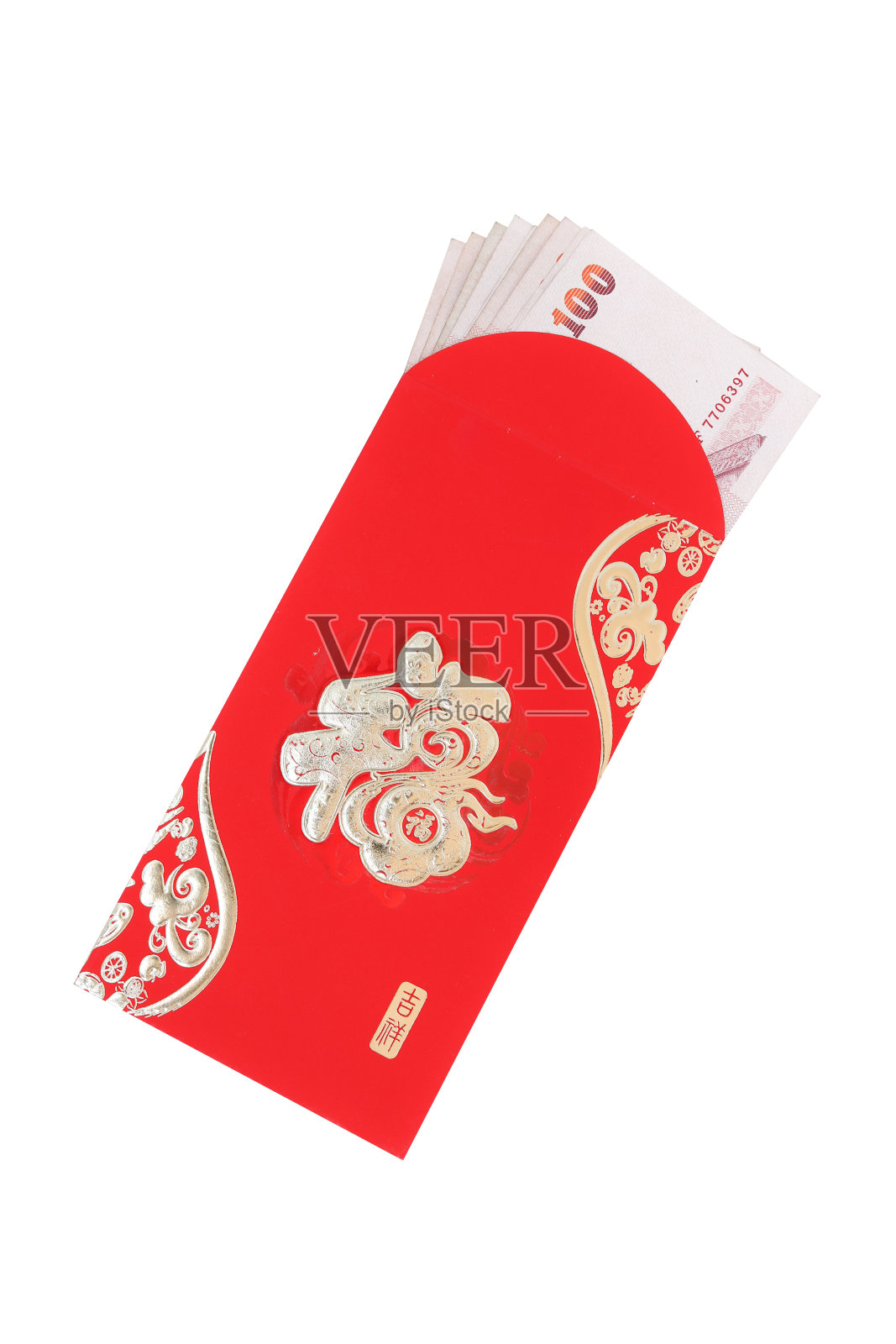 春节的红包和压岁钱照片摄影图片