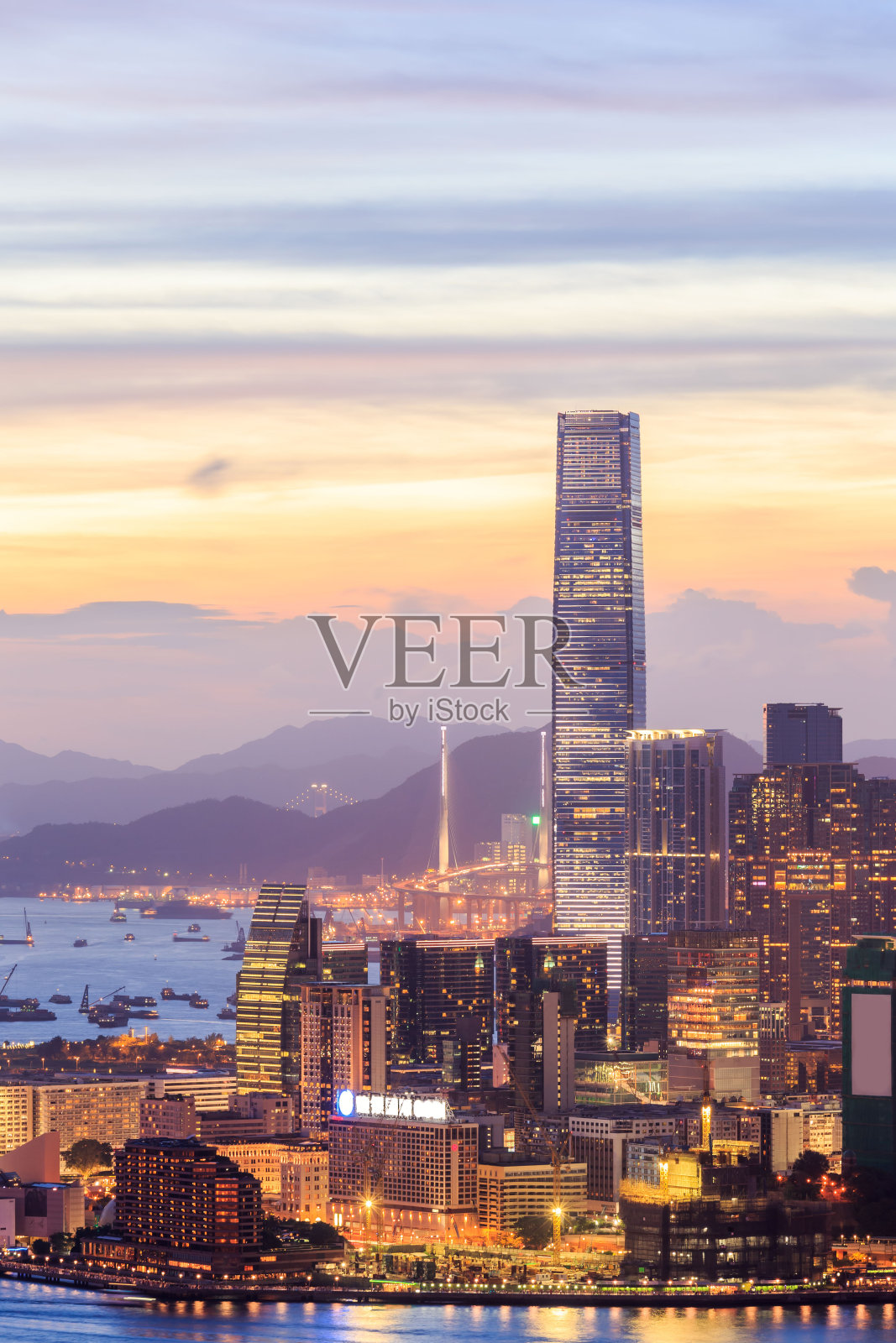 香港城市天际线照片摄影图片
