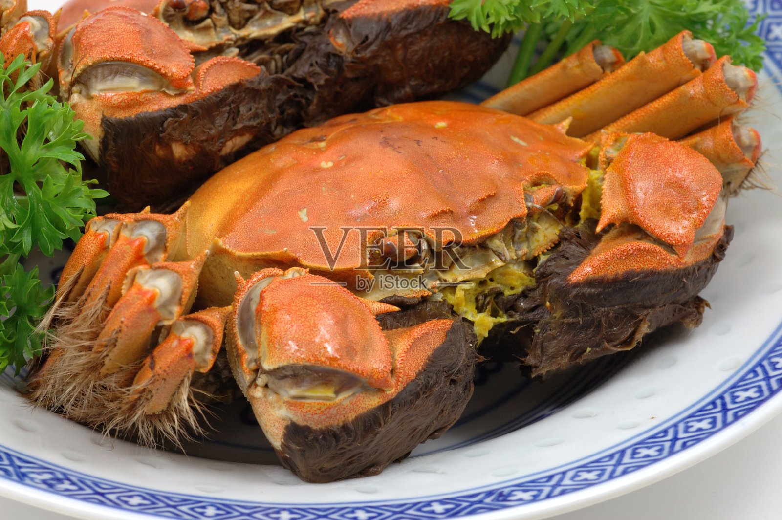 上海蒸螃蟹照片摄影图片