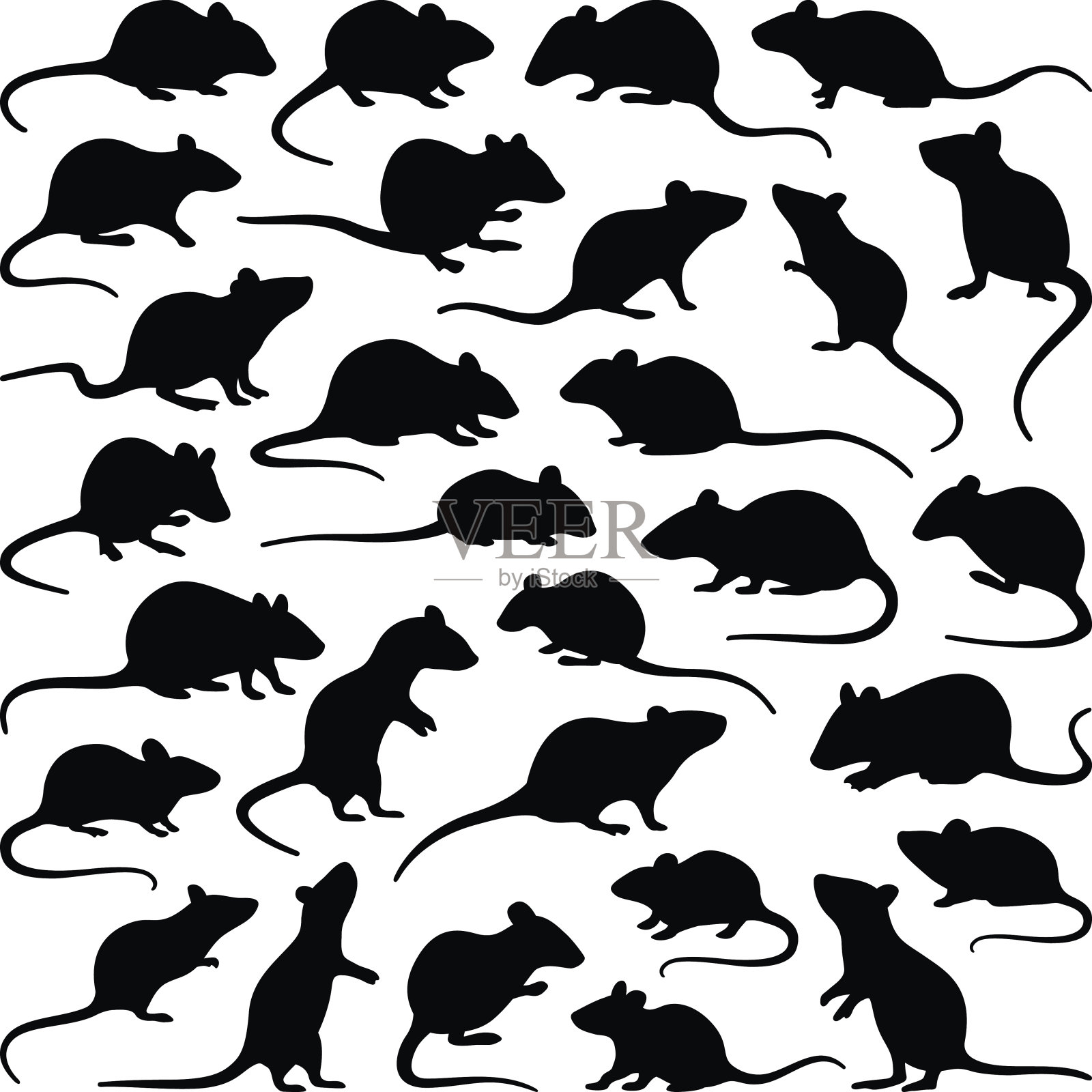 老鼠和老鼠设计元素图片