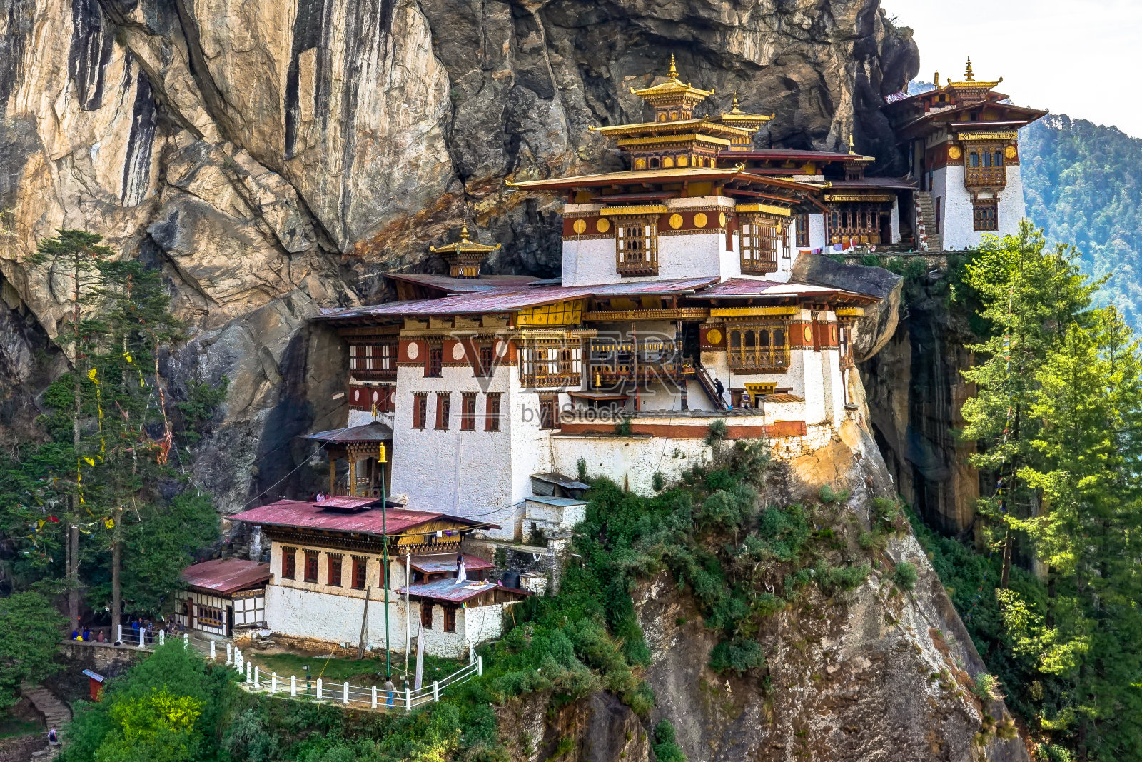不丹著名的虎穴寺照片摄影图片