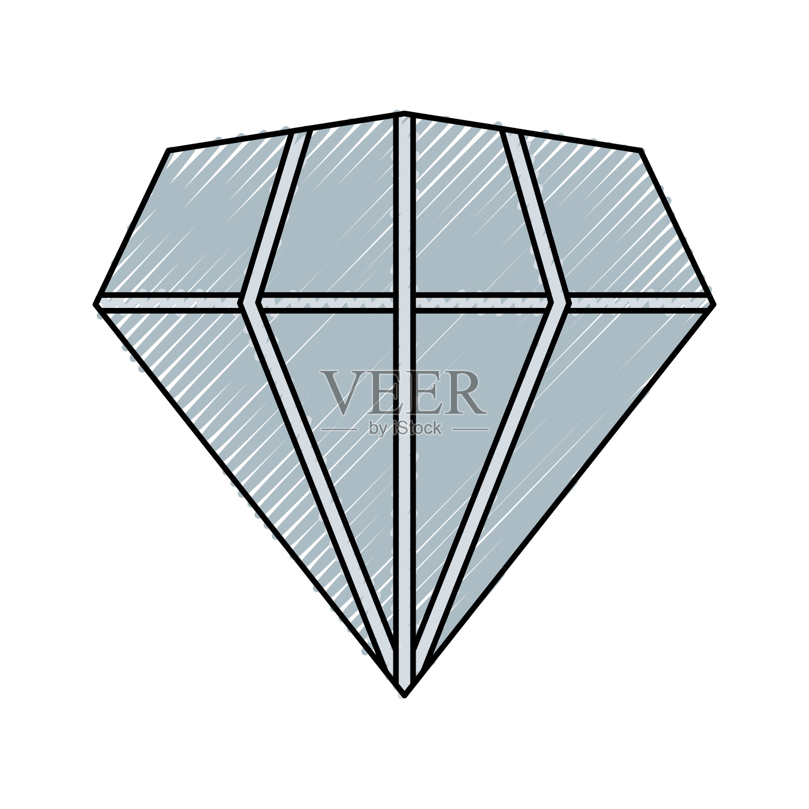 钻石宝石图标插画图片素材
