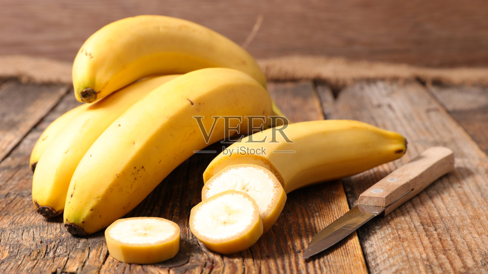 香蕉木背景照片摄影图片