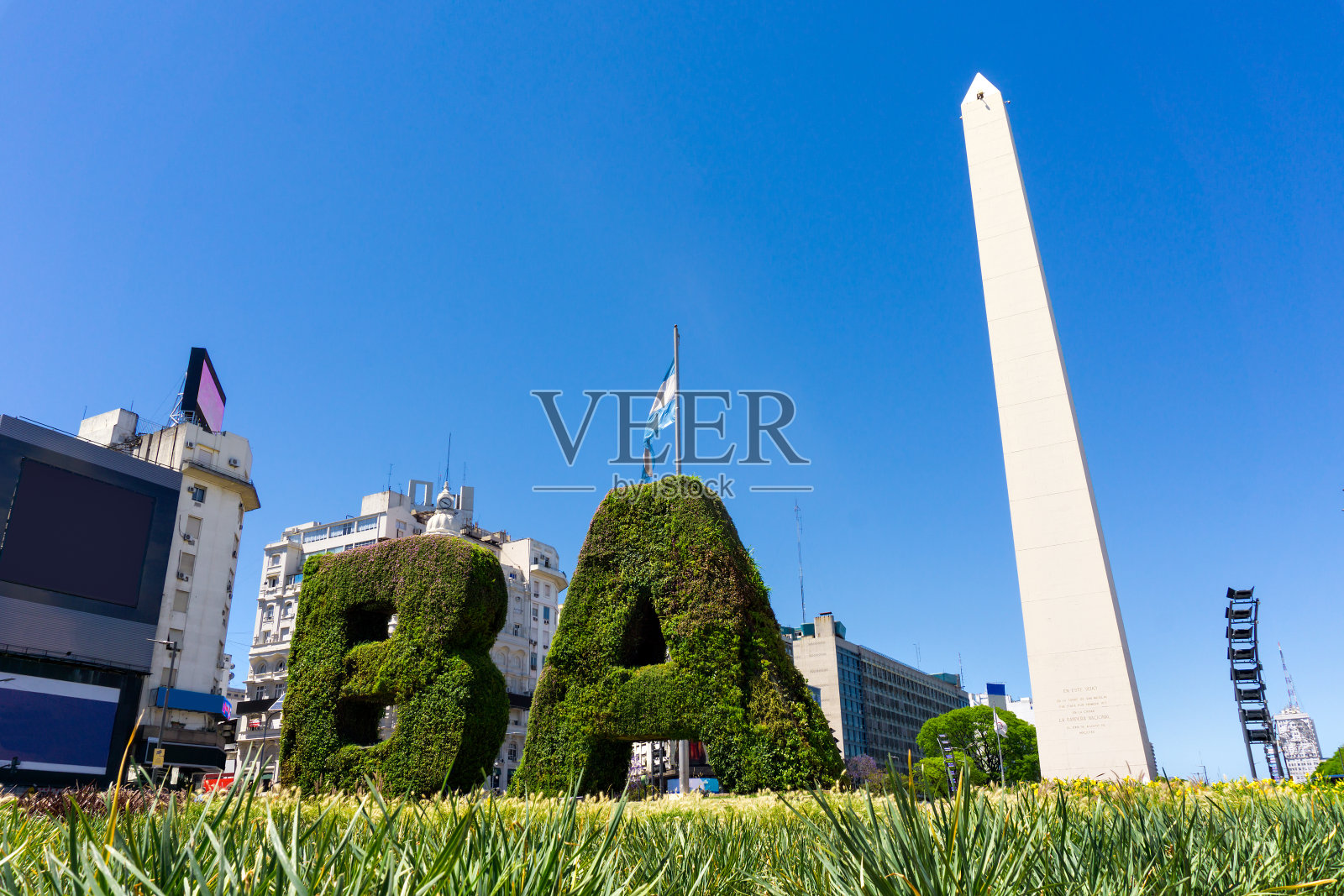 奥贝利斯科， 方尖碑， 布宜诺斯艾利斯阿根廷照片摄影图片