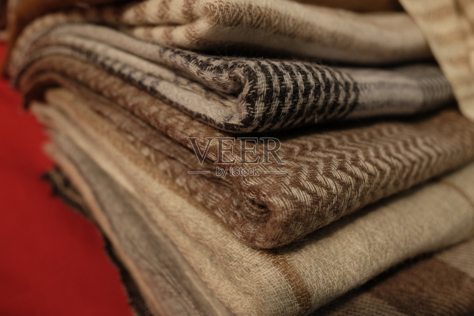 喜马拉雅羊绒围巾照片摄影图片