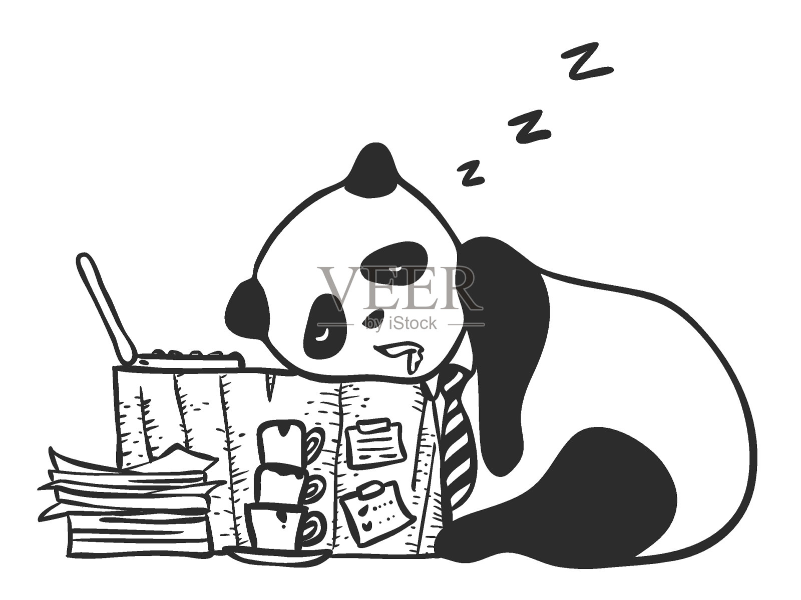 大熊猫手机壁纸|插画|艺术插画|一方之间 - 原创作品 - 站酷 (ZCOOL)