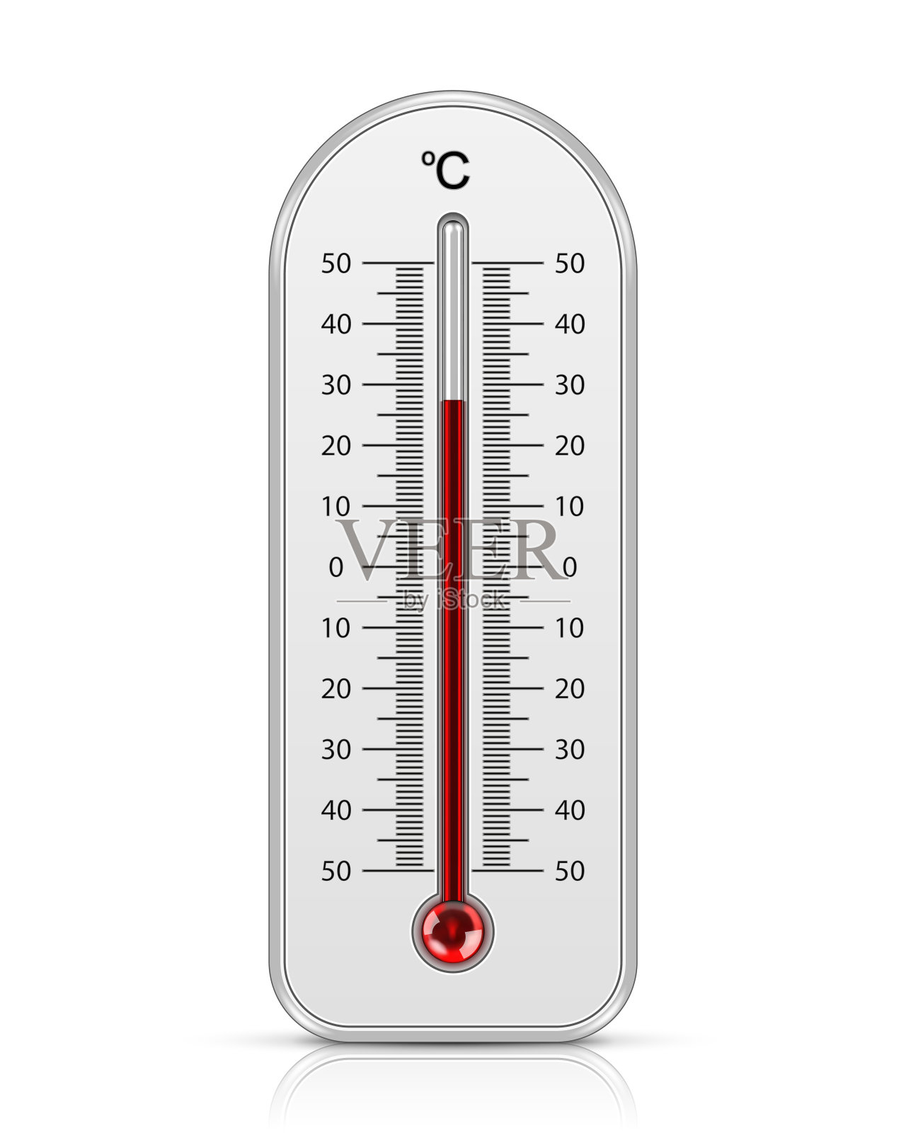 气象学温度计孤立。插画图片素材
