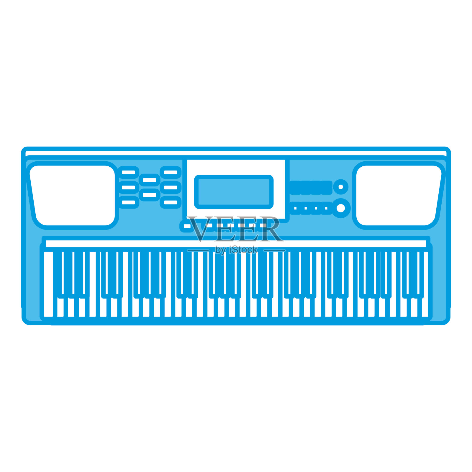 音乐键盘乐器设计元素图片