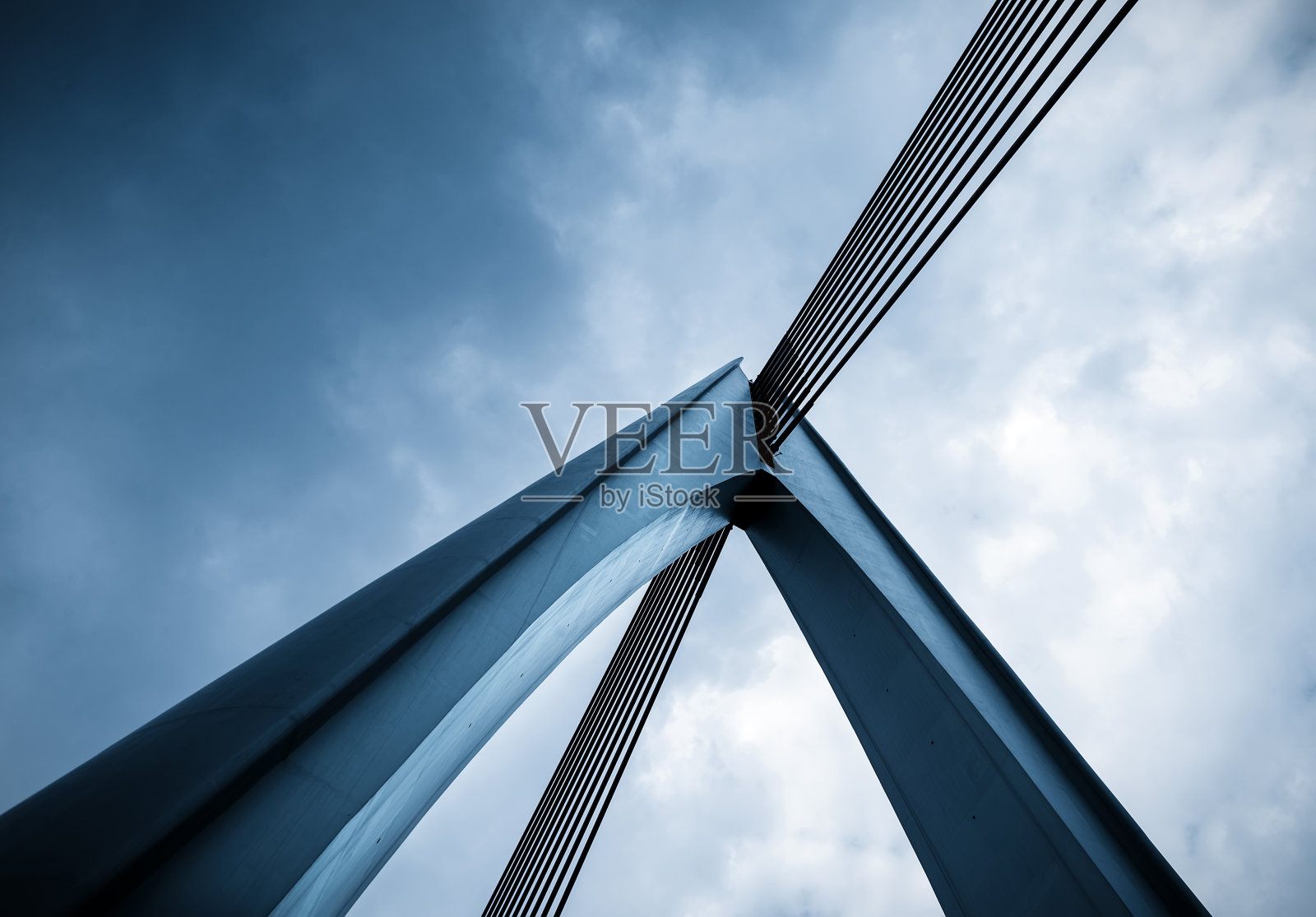 中国重庆的桥梁建筑特写照片摄影图片