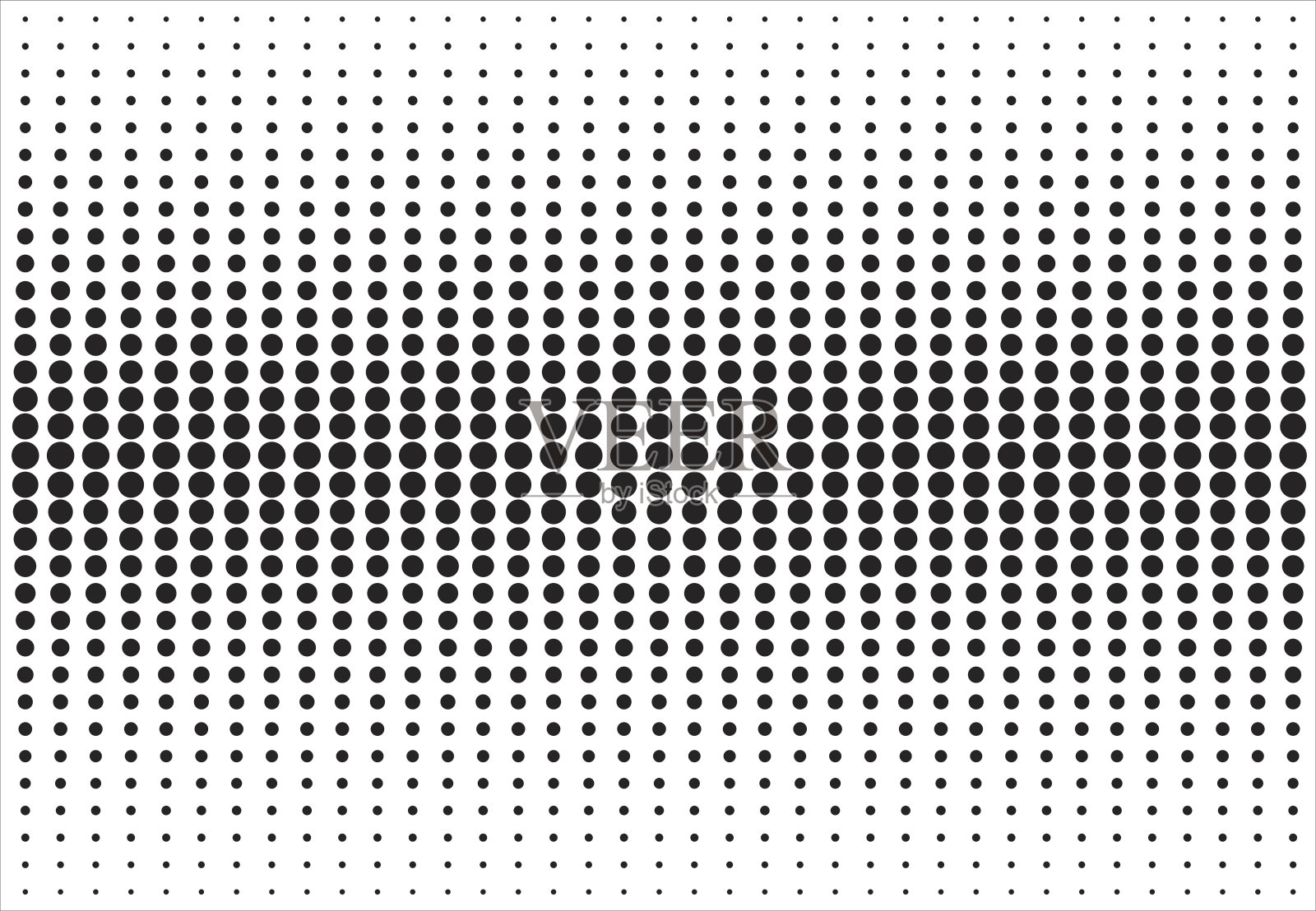 抽象黑白半色调纹理网点图案。向量插画图片素材