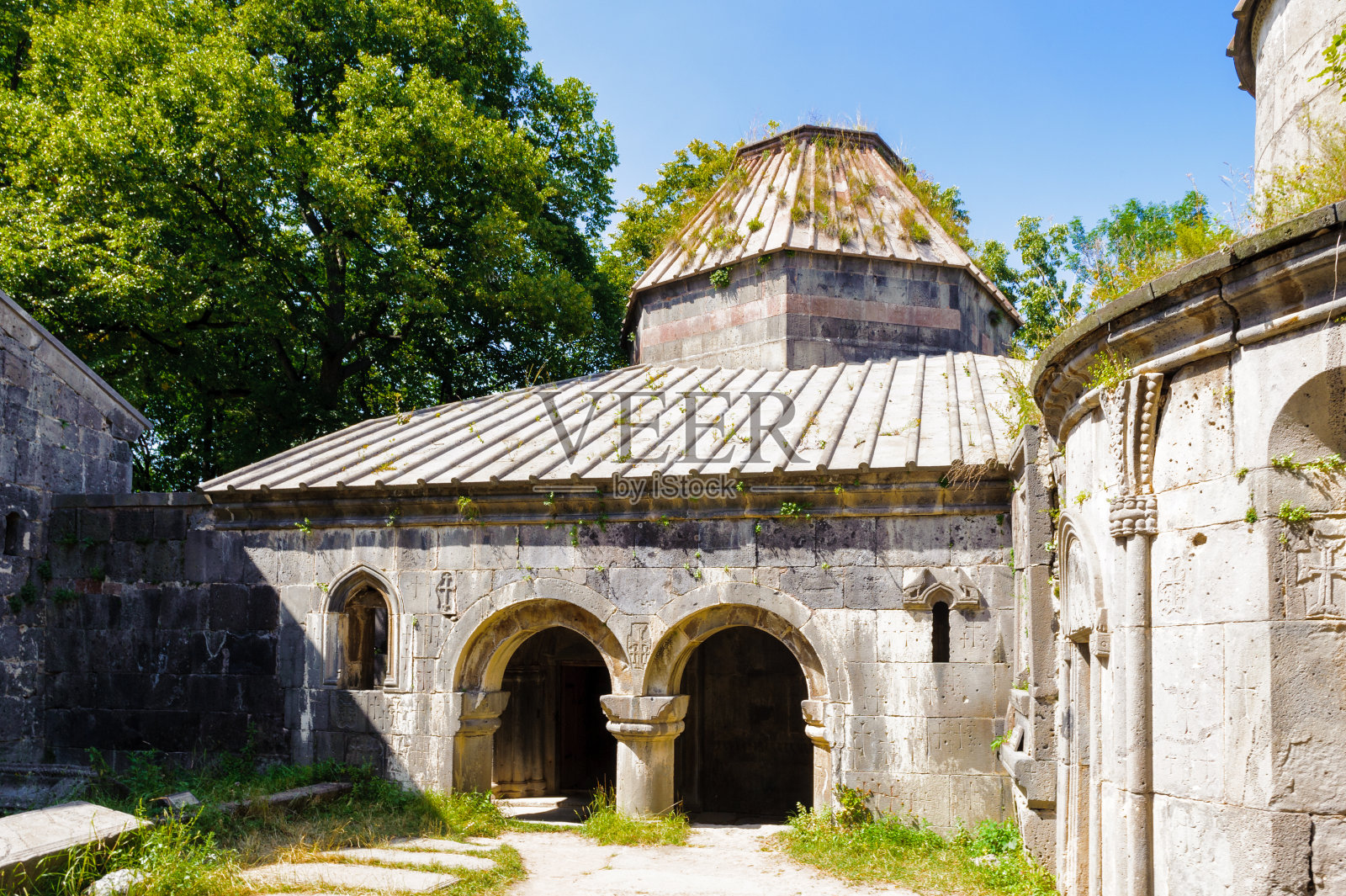 萨纳欣修道院，建于10世纪的亚美尼亚修道院，位于亚美尼亚萨纳欣。联合国教科文组织世界遗产照片摄影图片